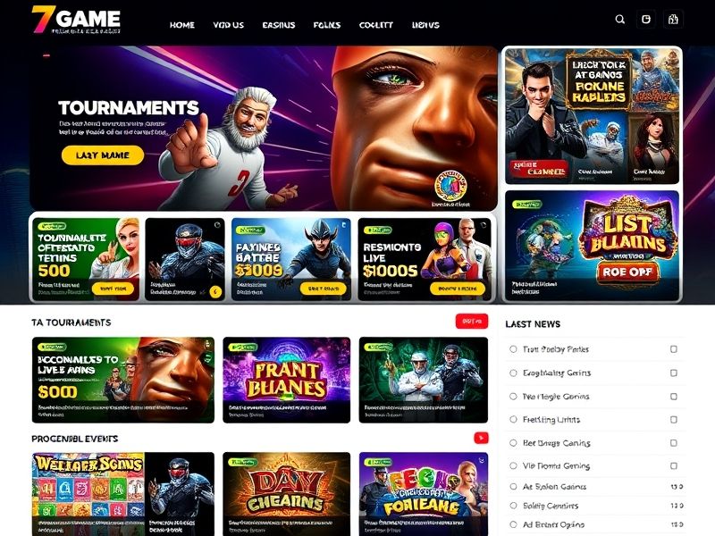 Discover trusted gambling games and promotions at 7game.com—the ultimate destination for casino slots, poker, live dealers, and thrilling online betting experiences. Sign up today and play securely!